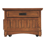 Cross Island Casual Lift Top Cocktail Table Medium Brown