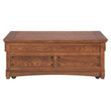 Cross Island Casual Lift Top Cocktail Table Medium Brown