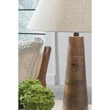 Signature Design by Ashley Danset Brown Table Lamp - 18.13" W x 18.13" D x 30.13" H