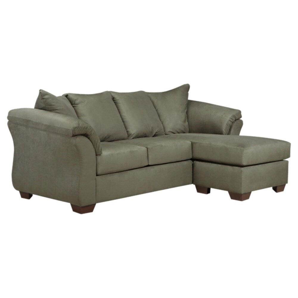 Signature Design by Ashley, Darcy Contemporary Sage Sofa Chaise