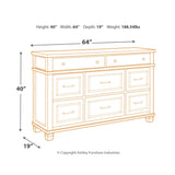 Darloni Dresser - Casual Style - Grayish Brown