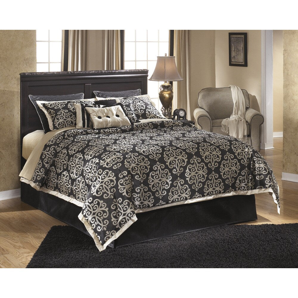 Esmarelda Dark Merlot Queen/Full Panel Headboard