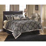 Esmarelda Dark Merlot Queen/Full Panel Headboard