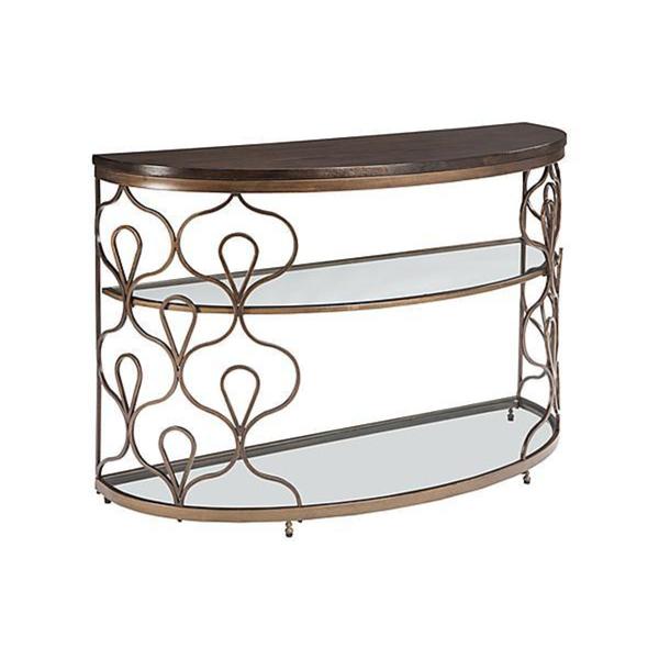 Signature Design by Ashley Fraloni Traditional Bronze Sofa Table