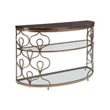Signature Design by Ashley Fraloni Traditional Bronze Sofa Table