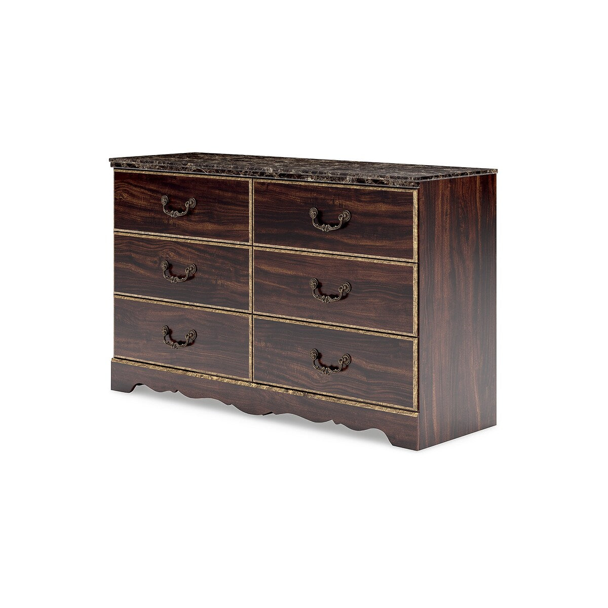 Signature Design by Ashley Glosmount Brown/Red Dresser