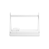Signature Design by Ashley Hallityn White Twin Tent Bed