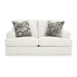 Signature Design by Ashley Karinne White Loveseat - 70"W x 41"D x 39"H