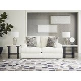 Signature Design by Ashley Karinne White Loveseat - 70"W x 41"D x 39"H