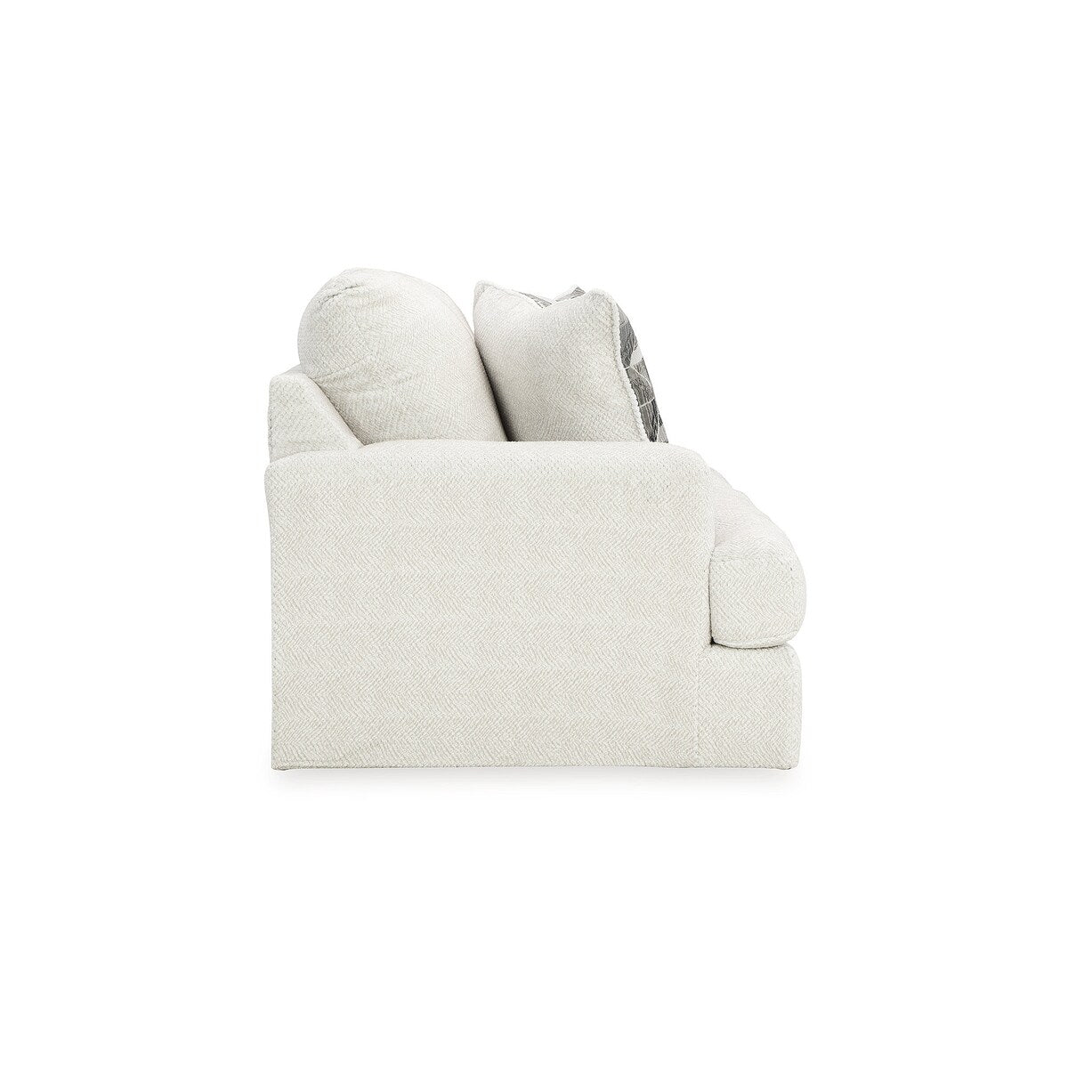 Signature Design by Ashley Karinne White Loveseat - 70"W x 41"D x 39"H