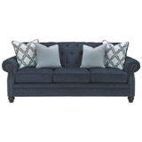 Signature Design by Ashley, LaVernia Traditional Navy Sofa