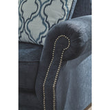 Signature Design by Ashley, LaVernia Traditional Navy Sofa