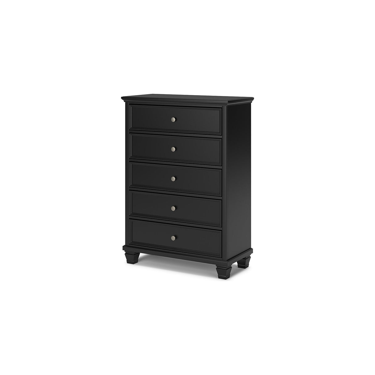 Signature Design by Ashley Lanolee Black 5 Drawer Chest