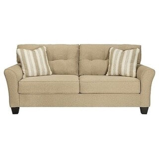 Signature Design by Ashley, Laryn Contemporary Khaki Sofa