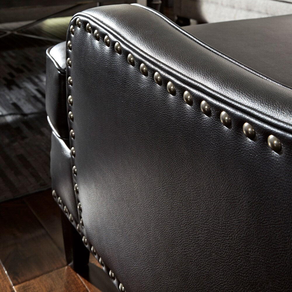 Signature Design by Ashley Laylanne Black Accent Chair