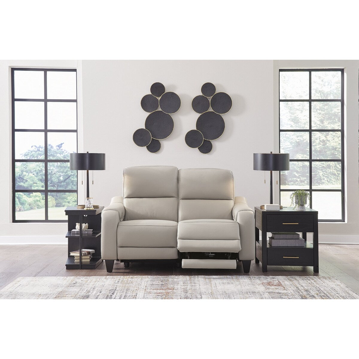 Signature Design by Ashley Mercomatic Power Reclining Loveseat - 62"W x 40"D x 42"H