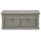 Signature Design by Ashley Moreshire Gray Lift Top Coffee Table - 46"W x 28"D x 20"H