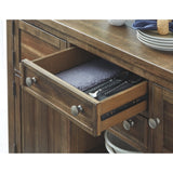Signature Design by Ashley Mykolaiv Grey-brown Dining Room Server