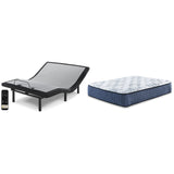 Signature Design by Ashley Mt Dana Plush White/Blue 2-Piece Mattress Package