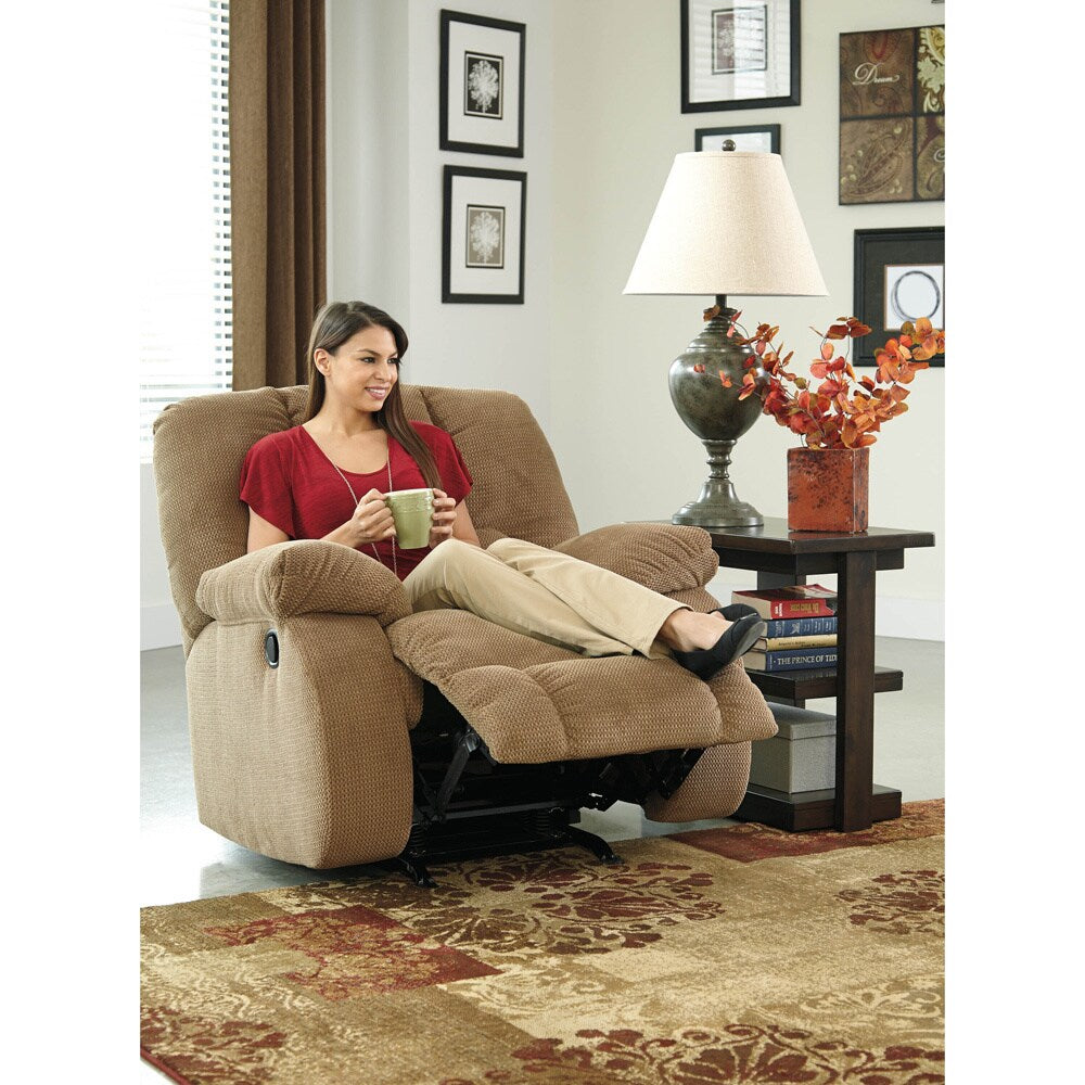 Signature Design by Ashley Roan Mocha Rocker Recliner