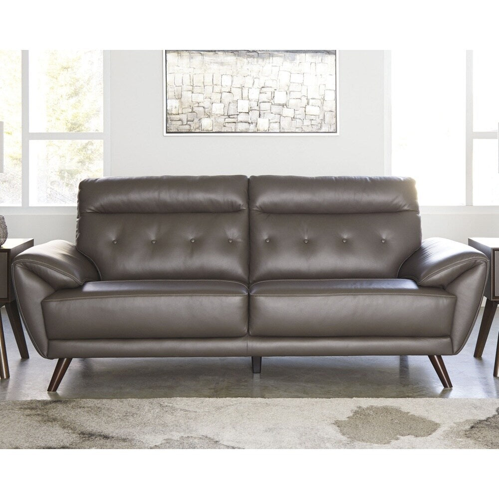 Signature Design by Ashley, Sissoko Contemporary Gray Sofa
