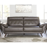 Signature Design by Ashley, Sissoko Contemporary Gray Sofa