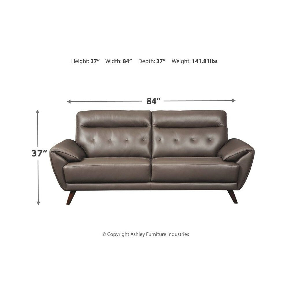 Signature Design by Ashley, Sissoko Contemporary Gray Sofa