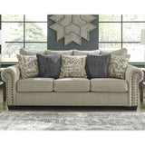 Signature Design by Ashley Zarina Jute Sofa - 92" W x 40" D x 38" H