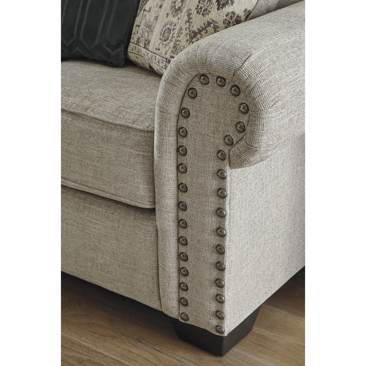 Signature Design by Ashley Zarina Jute Sofa - 92" W x 40" D x 38" H