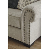 Signature Design by Ashley Zarina Jute Sofa - 92" W x 40" D x 38" H
