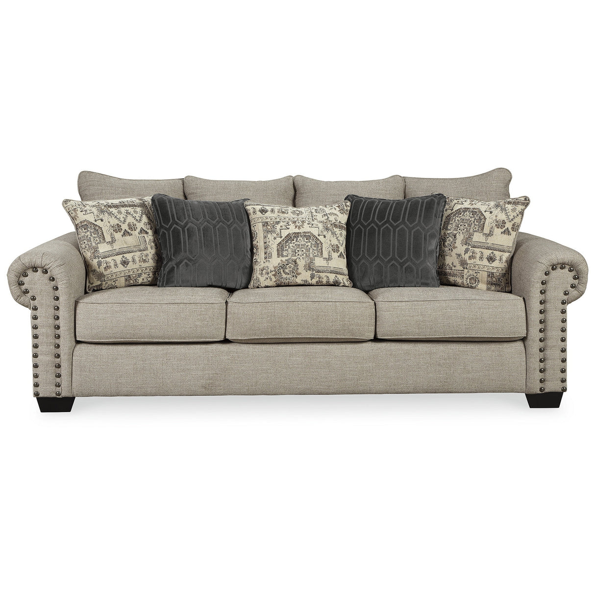Signature Design by Ashley Zarina Jute Sofa - 92" W x 40" D x 38" H