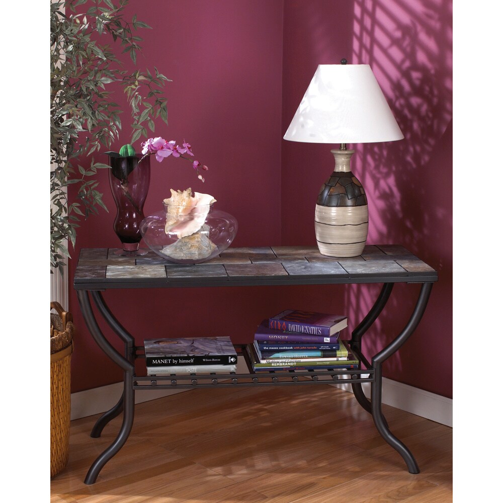 Signature Designs by Ashley Antigo Black Sofa Table