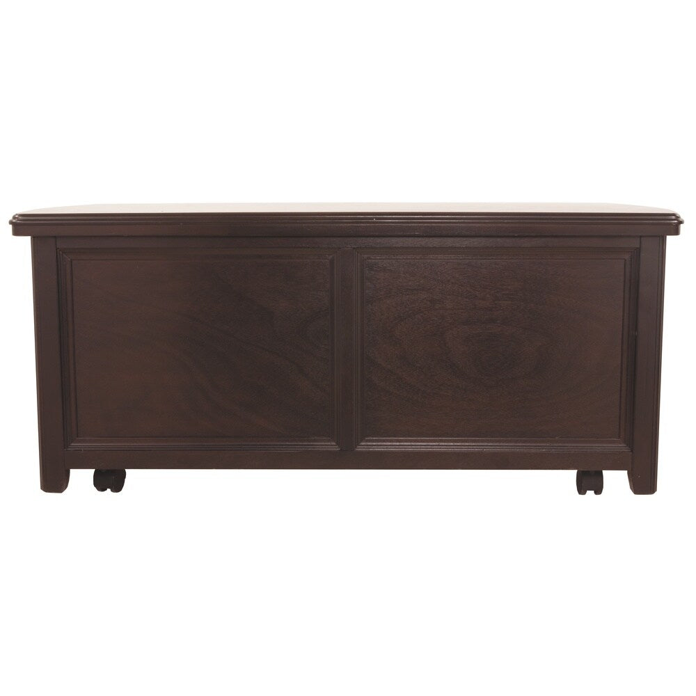 Carlyle Contemporary Lift Top Cocktail Table Almost Black