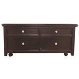 Carlyle Contemporary Lift Top Cocktail Table Almost Black
