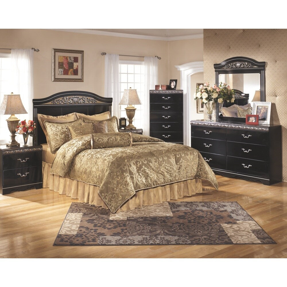 Signature Designs by Ashley 'Constellations' 5-drawer Glossy Black Chest