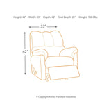 Darcy Cafe Brown Rocker Recliner