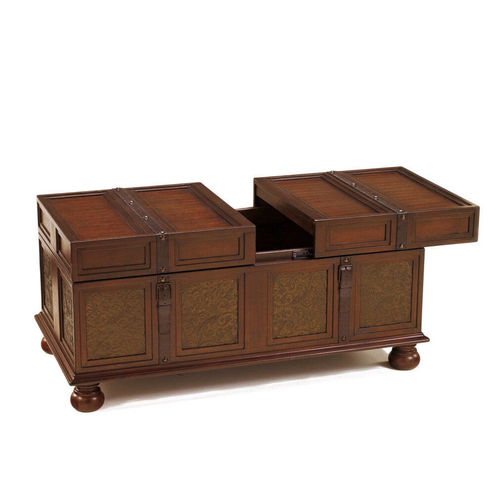 Signature Designs by Ashley McKenna Dark Brown Storage Cocktail Table