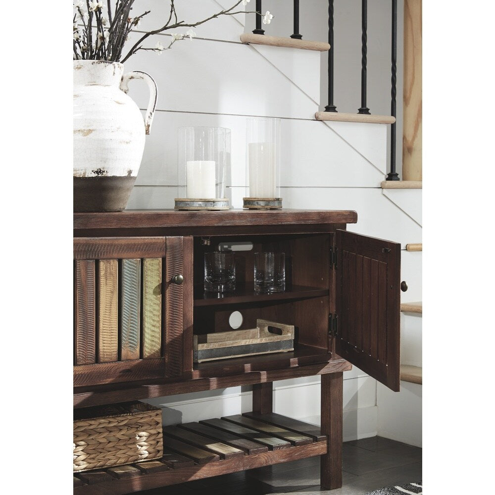 Mestler Two tone Console Table