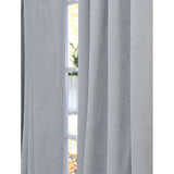 Exclusive Fabrics Signature Grey Blue Velvet 108-inch Blackout Curtain Panel - 50 X 108