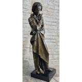 Signed Carrier Honoring Frederic Chopin Bronze Sculpture Statue Figure Figurine
