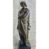 Signed Carrier Honoring Frederic Chopin Bronze Sculpture Statue Figure Figurine