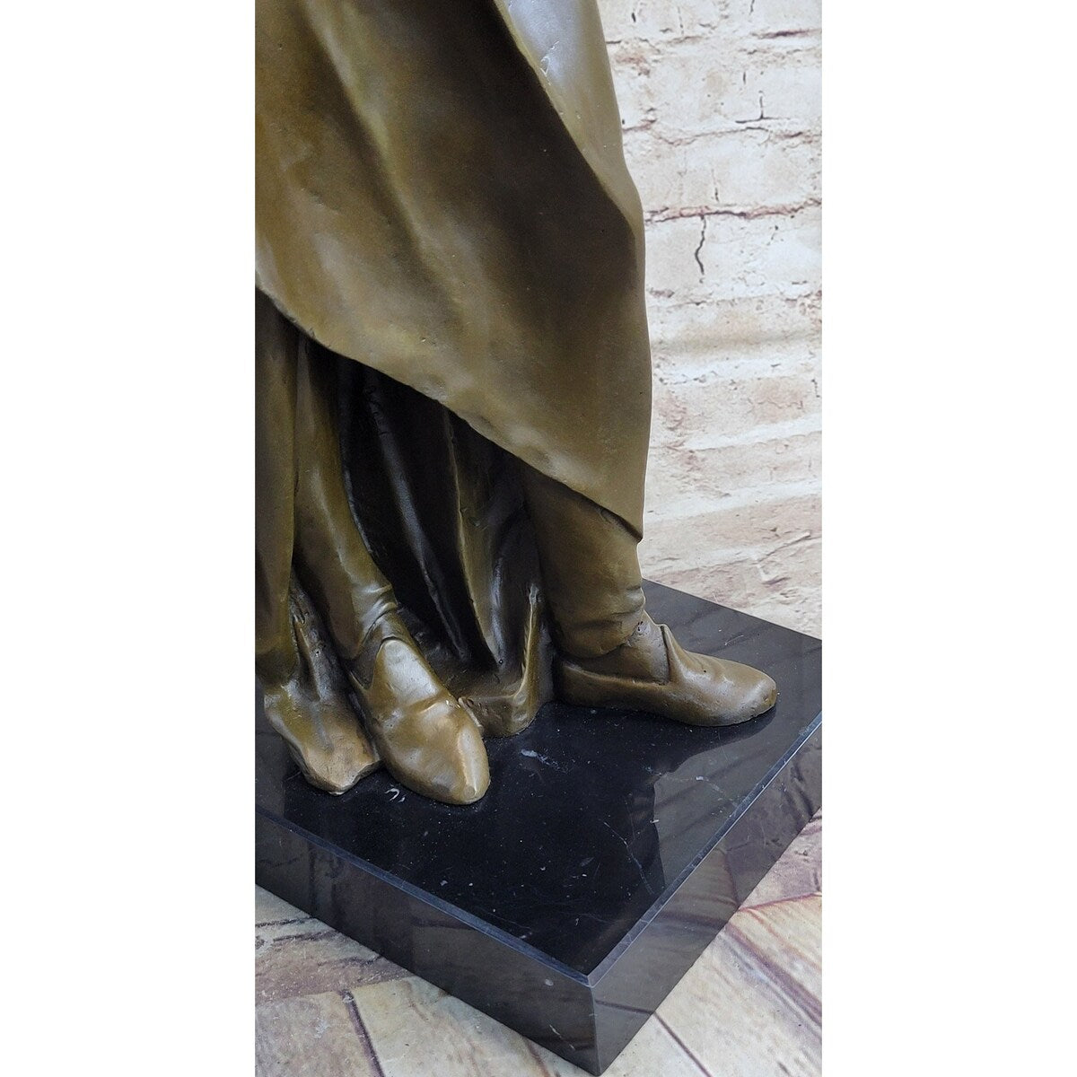 Signed Carrier Honoring Frederic Chopin Bronze Sculpture Statue Figure Figurine