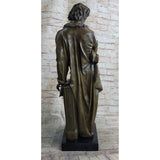 Signed Carrier Honoring Frederic Chopin Bronze Sculpture Statue Figure Figurine
