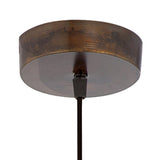Sigrid River of Goods Antique Bronze Metal Bowl-Shade Pendant Lamp - 11" x 11" x 11.25/70.25"