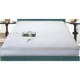 Silent Soft Premium Viscose Waterproof Hypoallergenic Mattress Protector - White