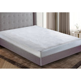 Silent Soft Premium Viscose Waterproof Hypoallergenic Mattress Protector - White