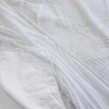 Silent Soft Premium Viscose Waterproof Hypoallergenic Mattress Protector - White