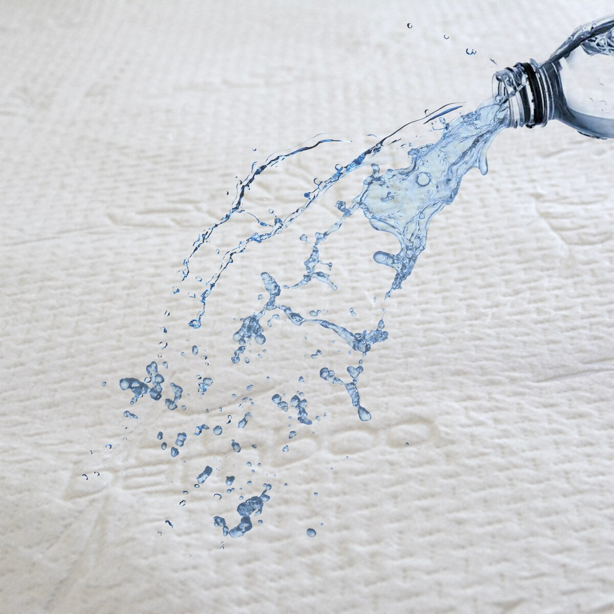 Silent Soft Premium Viscose Waterproof Hypoallergenic Mattress Protector - White