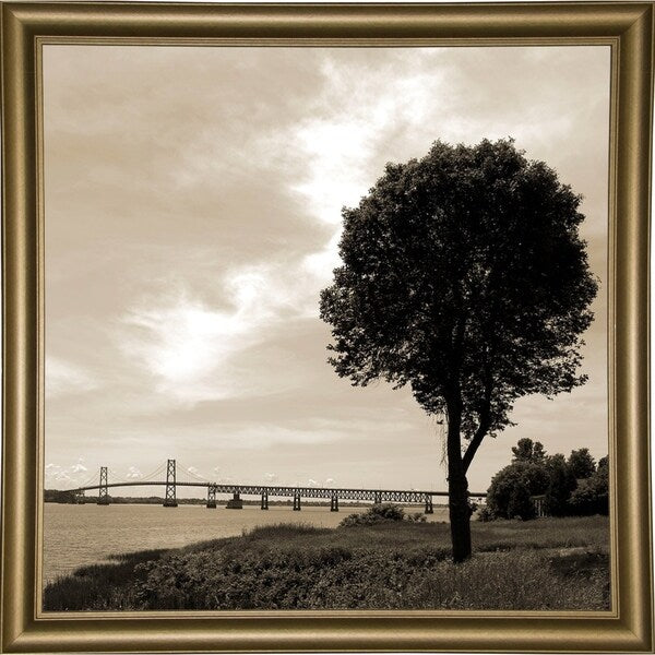 Silhouette II-WILWAY109792 Framed Print 24"x24" by Willow Way Studios, Inc.