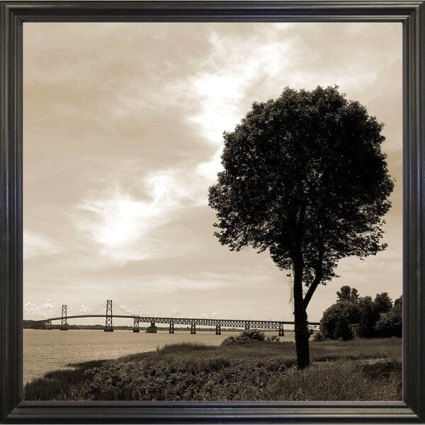 Silhouette II-WILWAY109792 Framed Print 24"x24" by Willow Way Studios, Inc.